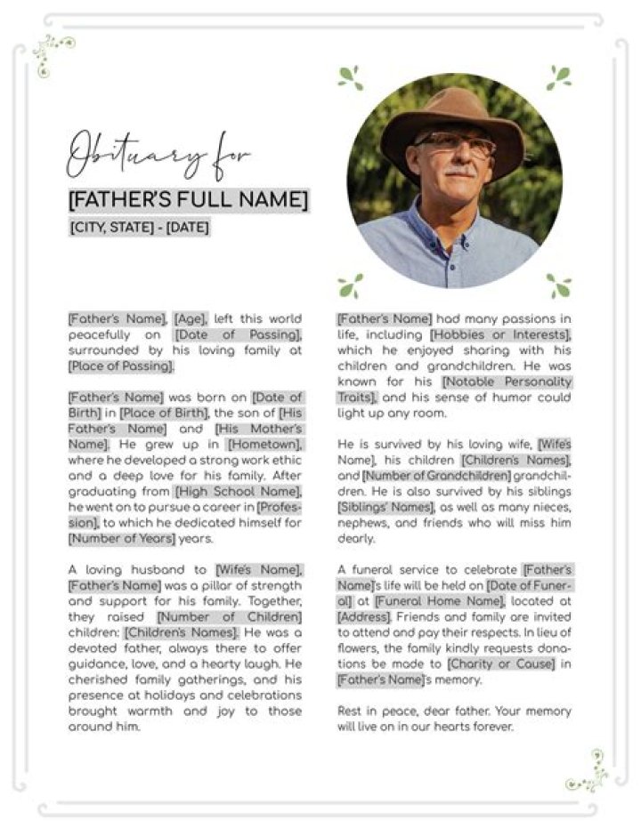 Obituary Of Jesse Regrut: A Life Remembered